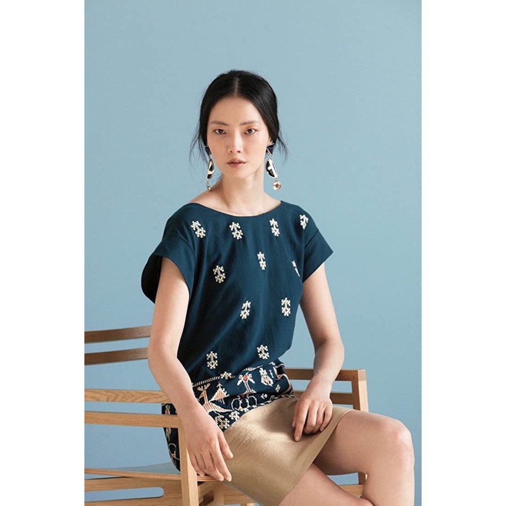 Anthropologie Floreat Avian Myth Dress